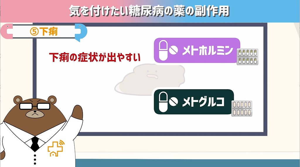 糖尿病　薬　副作用